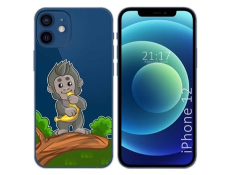 Carcasa iPhone 12 / 12 Pro (6.1) TUMUNDOSMARTPHONE Dibujos Transparente Multicolor