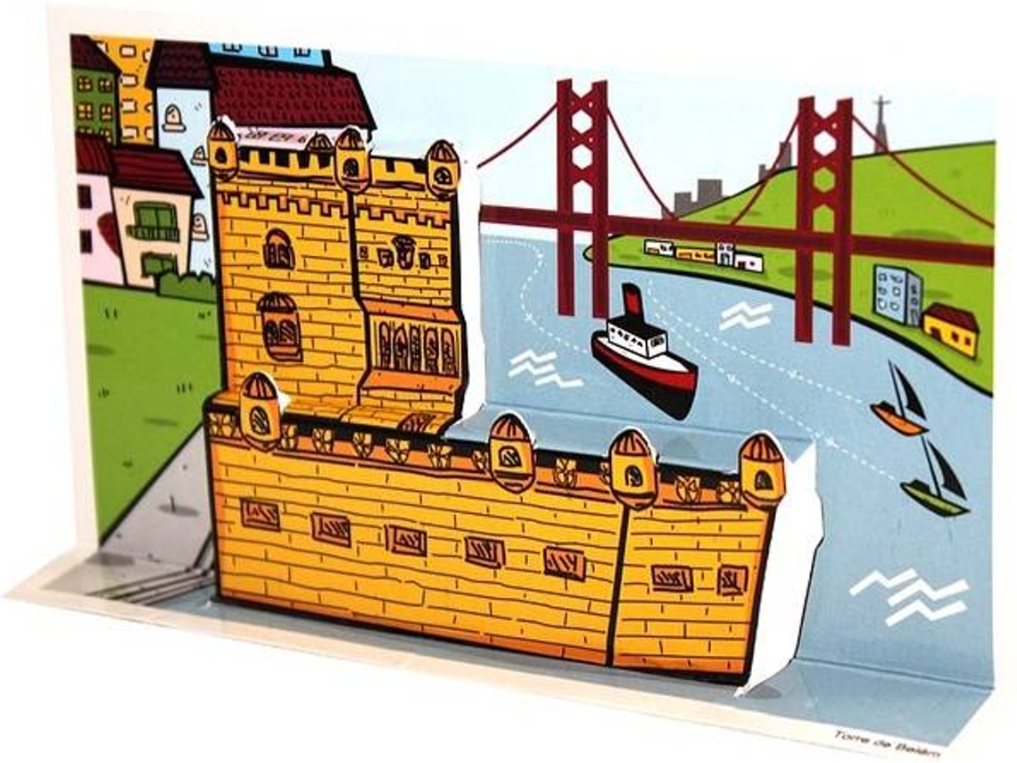 Libro Pop-Up Torre de Belém (Portugués)