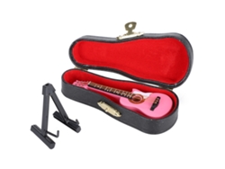 Mini guitarra decorativa de 10 cm, juguete de regalo para niños.
