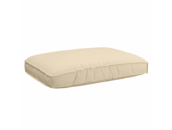 Cojín beige de 120 x 80 x 12 cm, tela Oxford HARLANV1