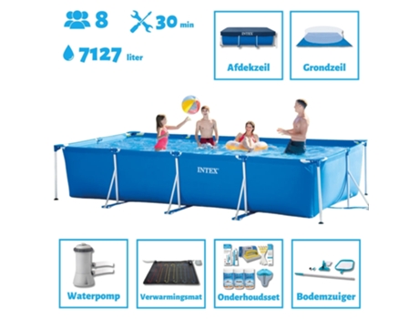 Piscina Tubular INTEX 28273NP-CB97 (7127 L - 220x84cm)