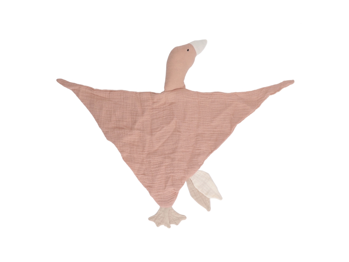 Manta De Seguridad Suave Y Mullida De Algodón Con Forma De Ganso Para Recién Nacidos, Color Rosa.