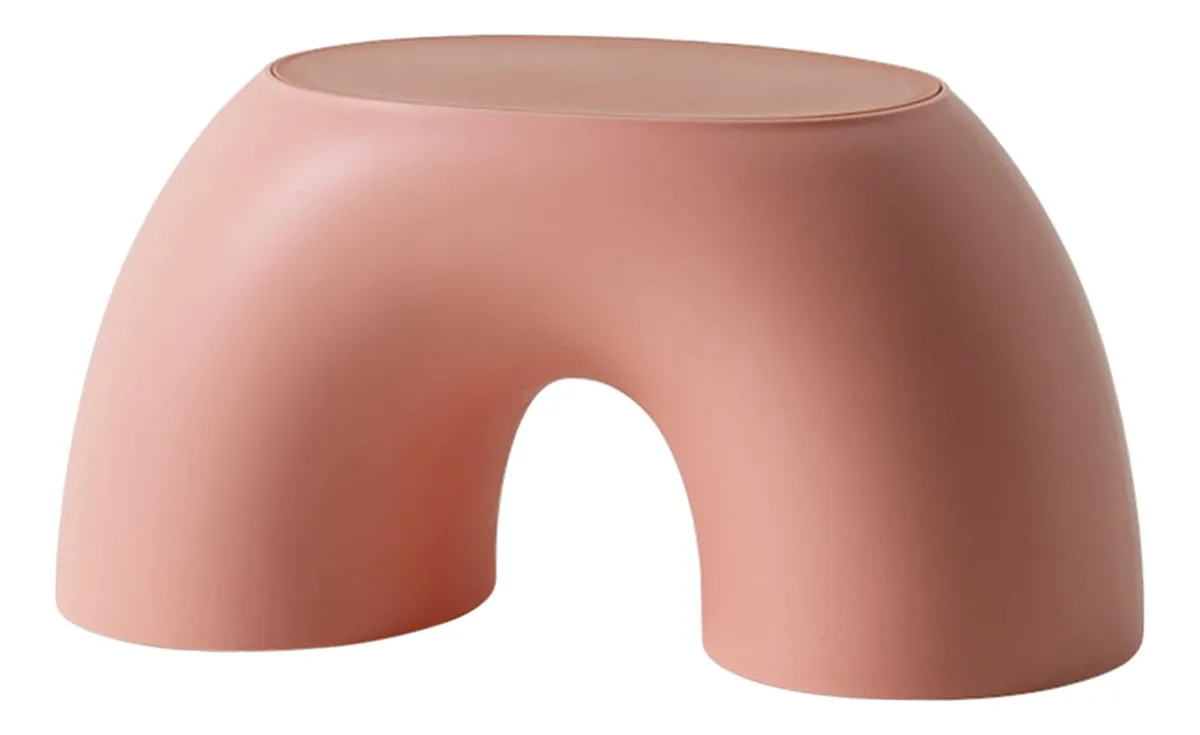 Pequeño banco arcoíris para el hogar, silla de interior, taburete, Rosavayotoy