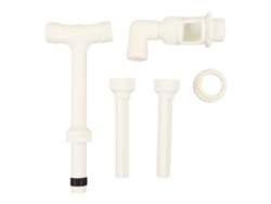 Chorro De Agua Ajustable Para Fuente De Piscina De Pvc Con 2 Cabezales Y Adaptador De Rosca G1 1/2 A G2.