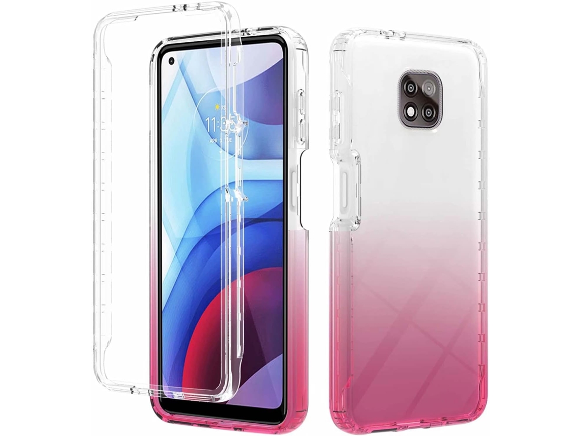 Protector de Pantalla Integrado Gradiente Fina para Motorola Moto G Power 2021 HONGWE. Transparente