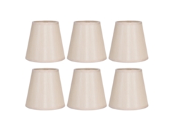 2026-6pcs Lámpara De Tela Simple Moderna Para Lámpara De Mesa Candelabro Pared E14
