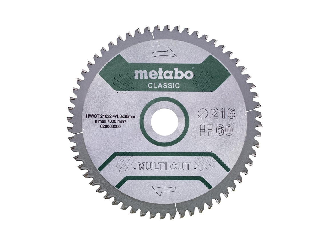 METABO Hoja de sierra "multi cut - classic", 305x30 Z80 DP/DT 5°neg (628286000)