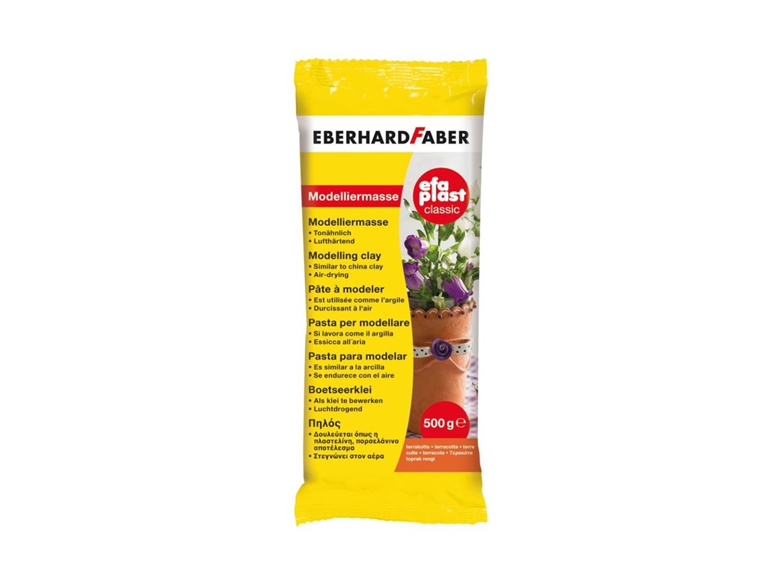 EFA Plast Pasta de modelar 500 g Terracota 1 pieza(s)