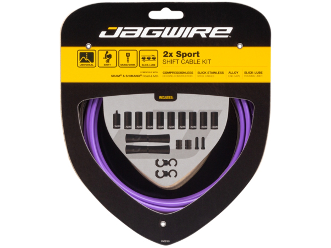 Kit de cable de desviador JAGWIRE 2X Sport TU