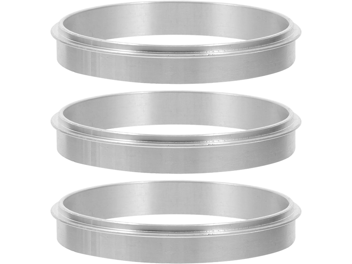 Juego 3 Juntas Máquinas Sellado Leche Anillos Aluminio Plateado Accesorios Sellar Vasos Té