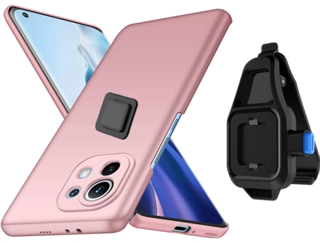 Funda Xiaomi Mi 11 Turtleshell con Soporte de Cintura Rosa