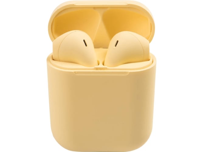 Auriculares Bluetooth True Wireless ARTIZLEE I12 (In Ear - Micrófono - Amarelo)
