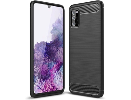 Carcasa Samsung Galaxy A41 HFS-HOUSE Carbone Negro