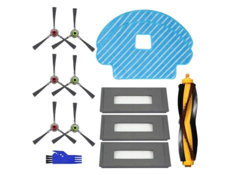 Repuestos para aspiradora Ecovacs Deebot Ozmo 930 - Kit de filtro y cepillo para fregona - Paquete de 13 piezas