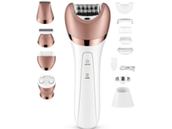 Dispositivo De Depilación Facial Recargable Por Usb 6 En 1 Para Mujeres Con Cepillo Limpiador.