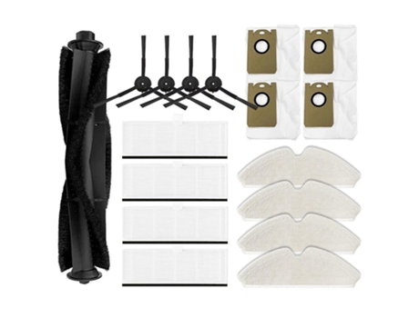 Acessórios de Aspirador Para M7 Pro / S31 / Q6 / V980 Plus Robot Aspirador Cepillo lateral principal Fregona Filtro Hepa