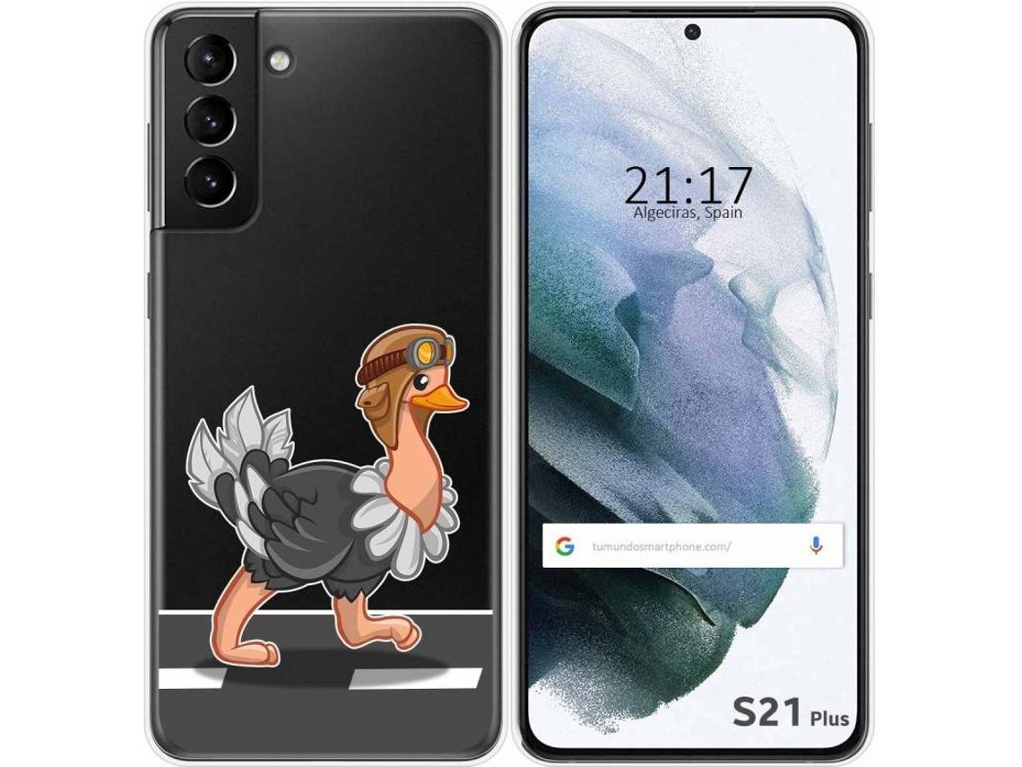 Carcasa Samsung Galaxy S21+ Plus 5G TUMUNDOSMARTPHONE Avestruz Multicolor