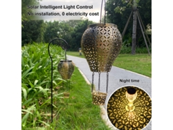 Lámpara De Jardín De Hierro Con Energía Solar, Decorativa, Impermeable, Iluminación Exterior Para Patio O Jardín.