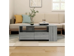 Mesa de Centro Apoyo 102X55X42 cm Madera Procesada Sonoma Gris