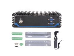 Computadora industrial Sunflare Dual Core de 4 puertos Gigabit PoE sin ventilador