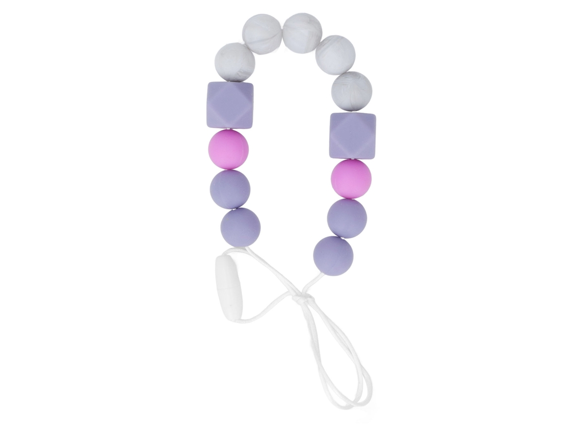 Collares De Mordisco De Silicona Para Bebés - Collares Masticables Con Perlas Juguete Para Dientes De Leche