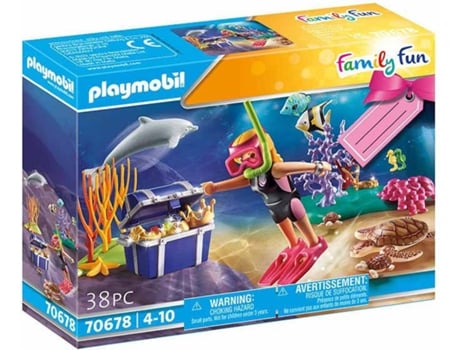 PLAYMOBIL PLAYMOBIL Family Fun: Buceadora de Tesoros (Edad Mínima: 4)