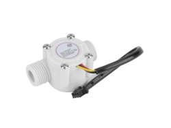 Sensor De Flujo De Agua Control Flowmeter Hall Para Calentador De Agua G1/2 S201 Plástico