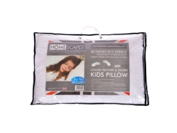Almohada De Dormir Homescapes Goose Feather Down Algodón Blanco (40x60)