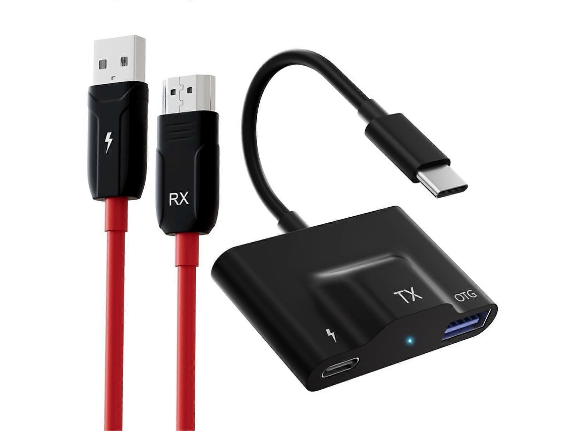 Transmisor y receptor inalámbrico Rosewell, compatible con USB-C