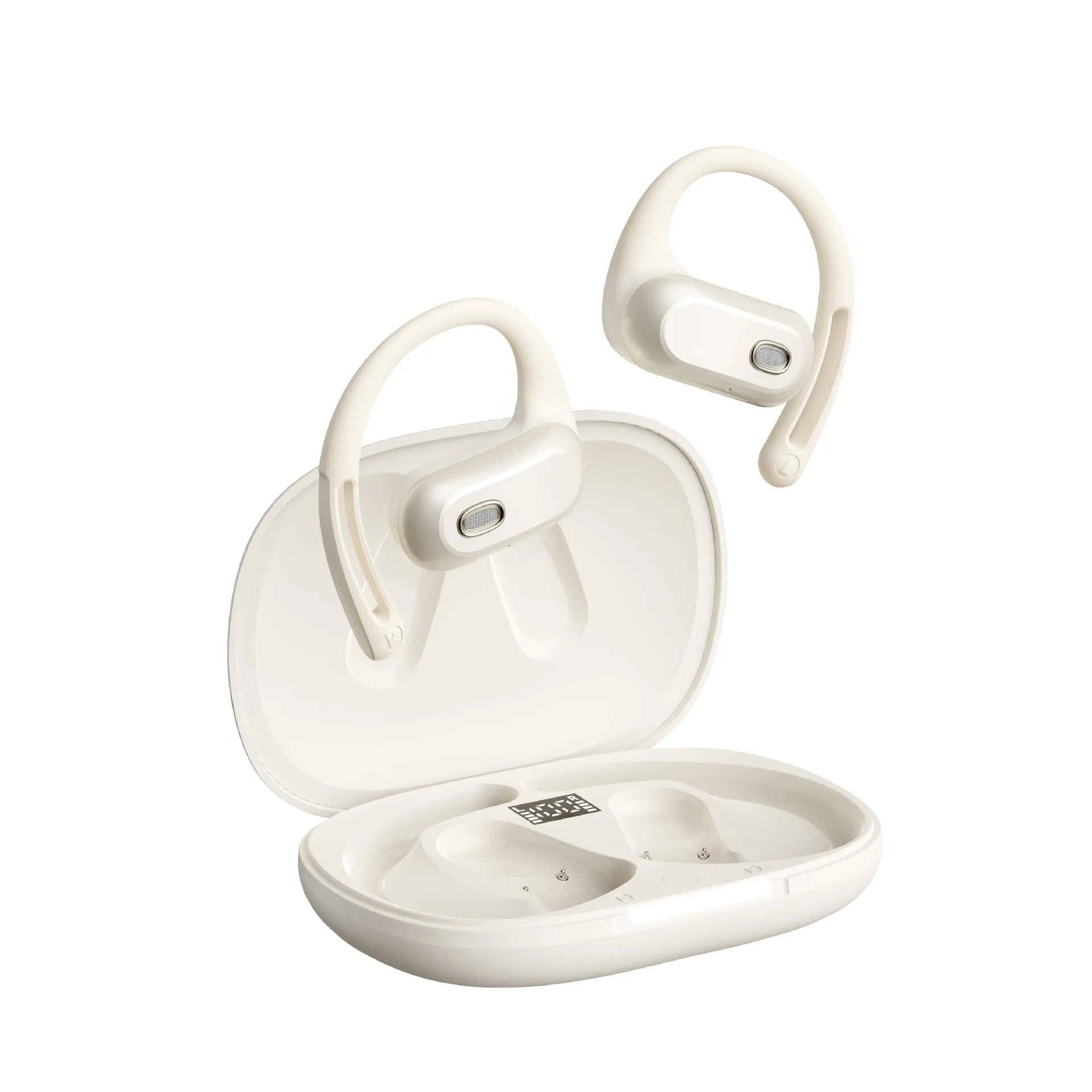 Blanco)auriculares Bluetooth Intrauditivos Con Batería De Larga Duración,cancelación De Ruido Inalámbrica,adecuados Para Correr Y Hacer Deporte