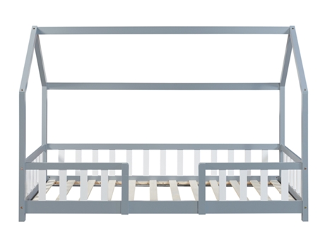 Estructura de Cama Infantil [EN.CASA] (Blanco - Madera - 90x200 cm)