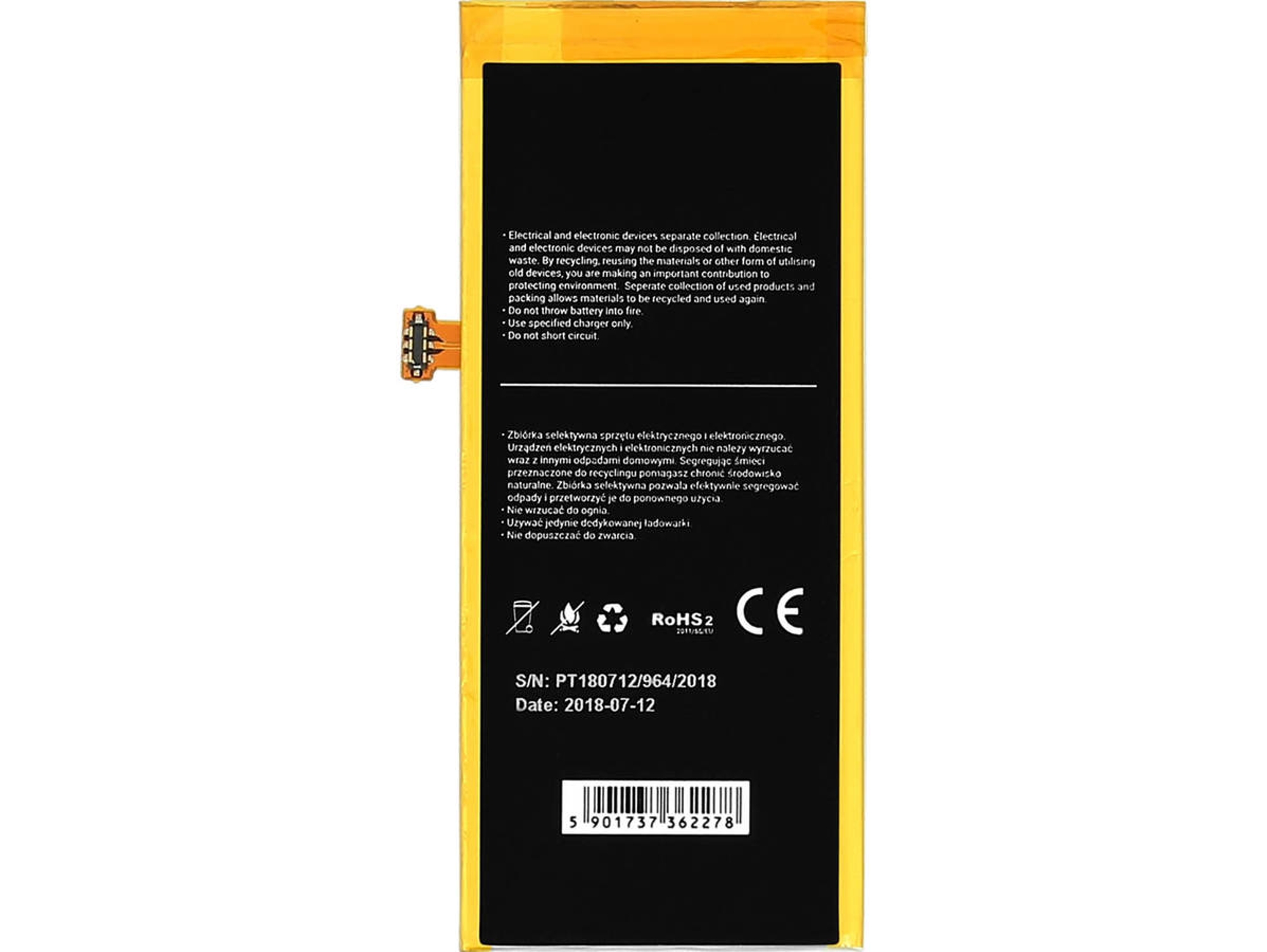 Bateria MOVITEK Z530BATE10para Acer Liquid Z530, Z530S (2420 mAh)