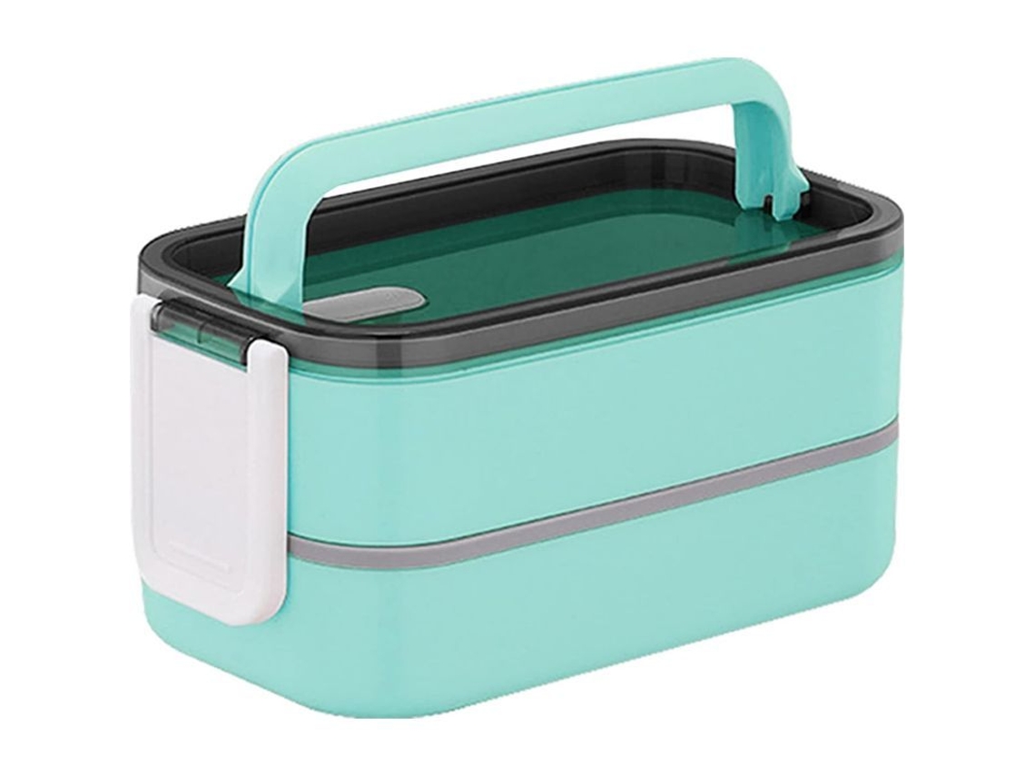 Bento Box Adultos Niños 3 Compartimentos Anti-fugas Microwave Lavavajillas 1700ml