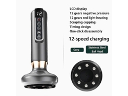 Masajeador Eléctrico Con Ventosa De 12 Velocidades, Calefacción Por Infrarrojos, Fisioterapia, Adelgazamiento, Gua Sha