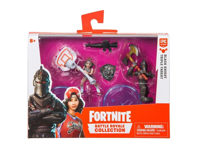 Figuras GIOCHI PREZIOSI Fortnite Battle Royale Collection - Black Knight Triple Threat