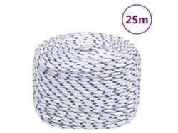Cuerda De Barco Polipropileno Blanco 10 Mm 25 M