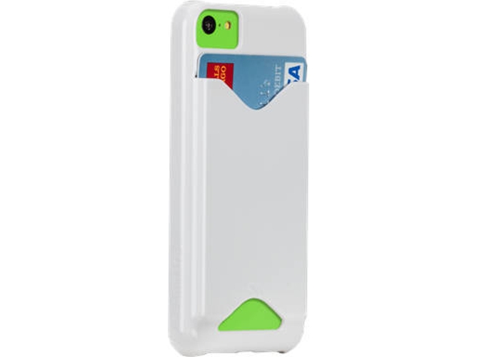 Funda iPhone 5c CASE-MATE Barely There ID Blanco
