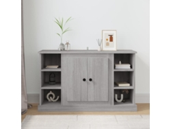 Aparador De Madera Contrachapada Gris Sonoma 100x35,5x60 Cm