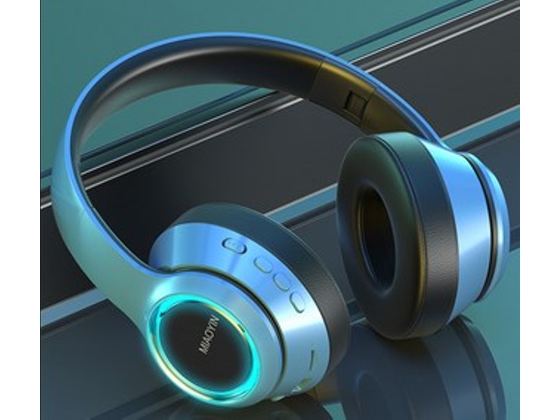 Auriculares inalámbricos supraaurales, ligeros, graves profundos y plegables.