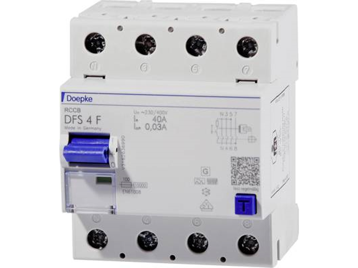 Dfs 4 040 4/0,03 F Stromunterbrecher Fehlerstromschutzschalter F Typ Doepke (09134820)