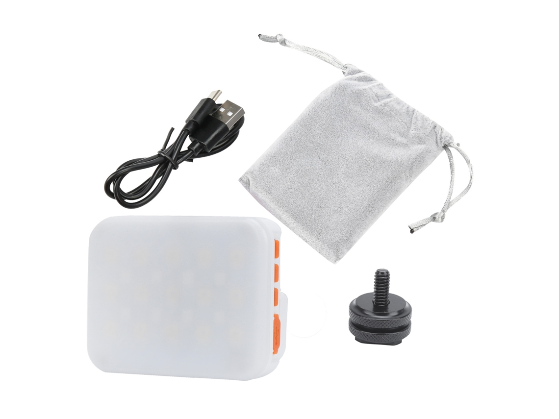 Luz Led De Relleno Fotográfico Mini Con Succión Magnética Ly-01 3200k-6500k Rgb Para Live Broadcast Y Video