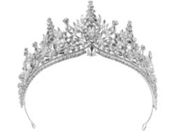 Cuelloronne De Mariée Baroque En Strass Argentés Diadème Léger Para Mariage Y Fête Accesorio De Tê...