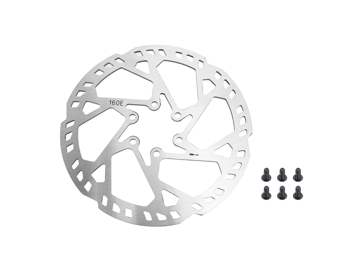 2026-disco De Freno De 160mm De Acero Inoxidable Sus410 Con 6 Tornillos Para Ciclismo Y Patinete Eléctrico