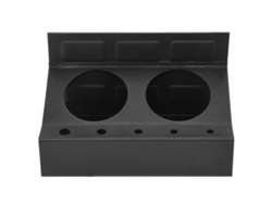 Soporte Magnético Para Latas De Aerosol Y Herramientas: Organizador Para 2 Latas Y 5 Destornilladores.