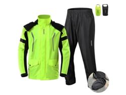 Conjunto De Chaqueta Y Pantalones Impermeables Para Ciclismo Al Aire Libre Resistente Al Agua