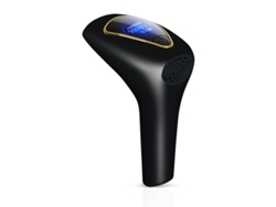 Depiladora de luz pulsada YIZHOOD AM112 Uso Doméstico 999,990 Destellos Pulsos de Luz 8 Niveles para Mujeres Cuerpo Bikinis Púbicos Shav negro