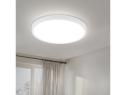 Zmh Plafón Led Moderna Blanca De Ø22 Cm Para Interior, 15 W, Iluminación Económica