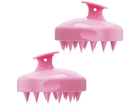Champú cepillo de masaje para el cabello cabello de silicona suave utilizado para el cuidado del cuero cabelludo relaja la cabeza y elimina la casp...