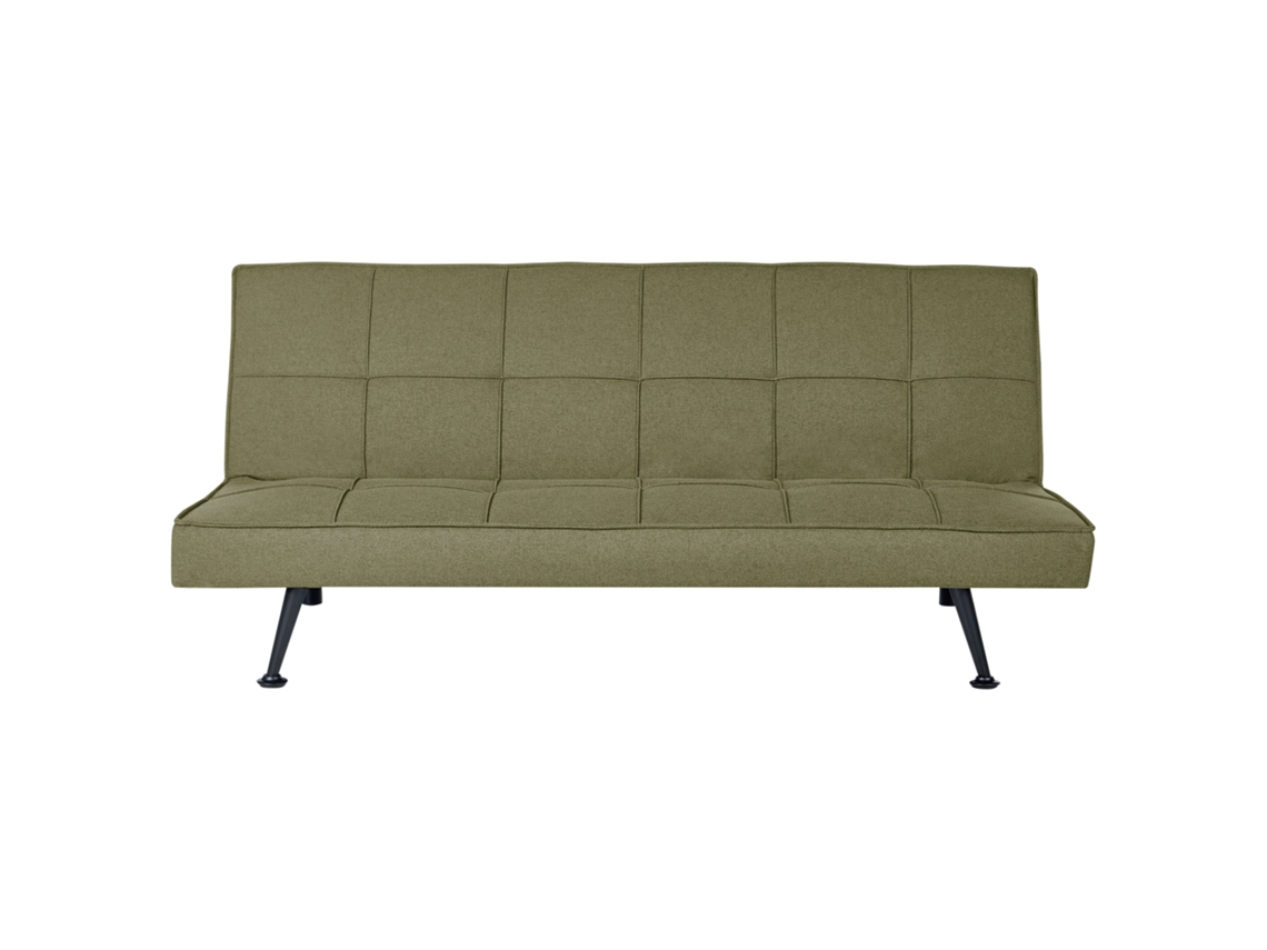 Sofá cama BELIANI Hasle de Poliéster Verde 168x88x77