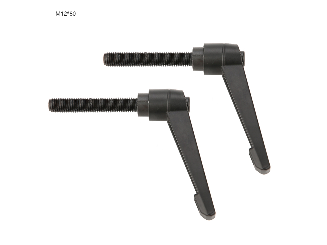 2026velora-2pcs Perillas Metálicas Ajustables Mango De Fijación Hilo Macho M12 (80mm)